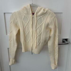 Edikted woven zip up hoodie